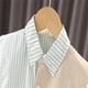 thumbnail image 4 of Odeerbi 0-6 Años Niños Niñas Trajes de Verano Camisa de Manga Corta de Algodón A Rayas Conjunto Pantalón Corto Camisa Abotonable Cintura Elástica Traje Corto, 4 of 6