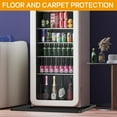 AcserGery Mini Fridge Silicone Mat,24''x24''x0.5'', Under Refrigerator
