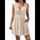 thumbnail image 1 of Vestido Reductor de Cintura, Cómodo, Informal, con Escote en V, Sin Mangas, para y Verano. Albaricoque XL, 1 of 5