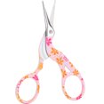 thumbnail image 3 of Crane Scissors Retro DIY Tailor Cloth Cutting Embroidery Household Sewing AccessoriesFlower Porcelain Color (Small Pink), 3 of 4