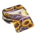 thumbnail image 4 of Easygdp Daisy Sunflower Lazy Cat para Estuche de Lápices con Tapa Flip, Suministros de Oficina y Universidad para Adolescentes y Adultos, 4 of 7