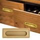 thumbnail image 3 of Armario De Cocina Empotrado De Latón Con Tirador Integrado, 3 of 7