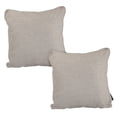 thumbnail image 1 of Cojin Decorativo Cuadrado Grande DICASA Set de 2 Beige, 1 of 4