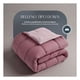 thumbnail image 4 of Edredón King Size Acolchado Reversible Esquimal Relleno Down, Compatible Con Funda Duvet Vino Rosado - Rosa, 4 of 7