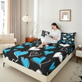 thumbnail image 4 of Castle Fairy Boys Girls Romantic Love Heart Bed Sheets,Happy Valentine's Day King Sheets, 4 of 7