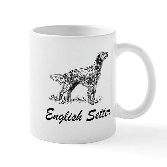 CafePress - English Setter Mugs - 11 oz Ceramic Mug - Novelty Coffee Tea Cup