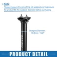 thumbnail image 5 of Unique Bargains Bicycle Seatpost Adjustable 30.9x400mm Seat Post for Mountain MTB Road Bike BMX Aluminum Alloy Black, 5 of 6