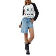 thumbnail image 2 of Womens Christmas Sweatshirt Xmas Casual Blouse Graphic Tops Xmas Shirts Female Sweater Jumpers, 2 of 9