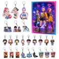 thumbnail image 1 of Calendrier d'Arrivée Demon Hunters Pop Stars Chanteurs Pop avec 24 Calendriers d'Arrivée Calendrier de Compte à Rebours Surprise Objets de Collection, 1 of 8