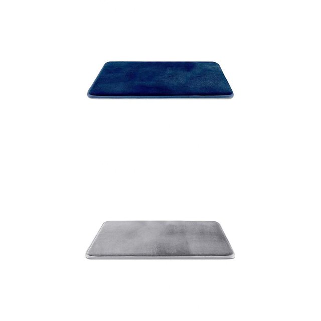 Abbracc 2x Memory Foam Bath Mat Non Absorbent Mat Vevelt Bath Mats