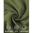 thumbnail image 2 of COOFANDY Mens Cuban Shirt Short Sleeve Button Down Shirts Summer Beach Wedding Shirt Regular Fit, 2 of 6