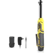 Meagle Extended Cordless Electric Ratchet Wrench, 3/8" 40 Ft-lbs 230 RPM 12V Long Reach Ratchet Wrench Kit w/ 60-Min Fast Charge, Variable Speed Trigger, 2.0Ah Lithium-Ion Battery