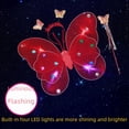 thumbnail image 4 of Alas de mariposa luminosas para decoración de espalda de niña, juguete flash para niños, maravillosa varita mágica de hadas, juego de tres piezas de hadas de flores, 4 of 6