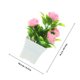thumbnail image 3 of GOOHOCHY 5 piezas de flores artificiales en maceta para mesa, simulación de plantas en maceta, 3 of 8
