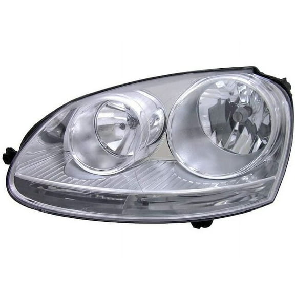 Left Driver Side Headlight Assembly - Compatible with 2005 - 2010 Volkswagen Jetta 2006 2007 2008 2009