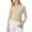 Khaki, variant on Ticikt Kids Girl's Tie Wrap Top Long Sleeve V Neck Crop Tops Shirt Slim Fit Dance Fairy Yoga Workout Blouse For,Brown
