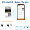 thumbnail image 3 of Cable HDMI 2.1 certificado Fusion8K, 10 pies, 10K 8K @60Hz 4K @120Hz, 3 of 7