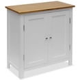thumbnail image 1 of vidaXL Cupboard 70x35x75 cm Solid Oak Wood, 1 of 5