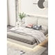thumbnail image 3 of Leather Beds Minimalist Home Furniture Queen Bed Frame Small Apartment 150 Nordic Bedroom Set My Lux Decor Round, 3 of 15
