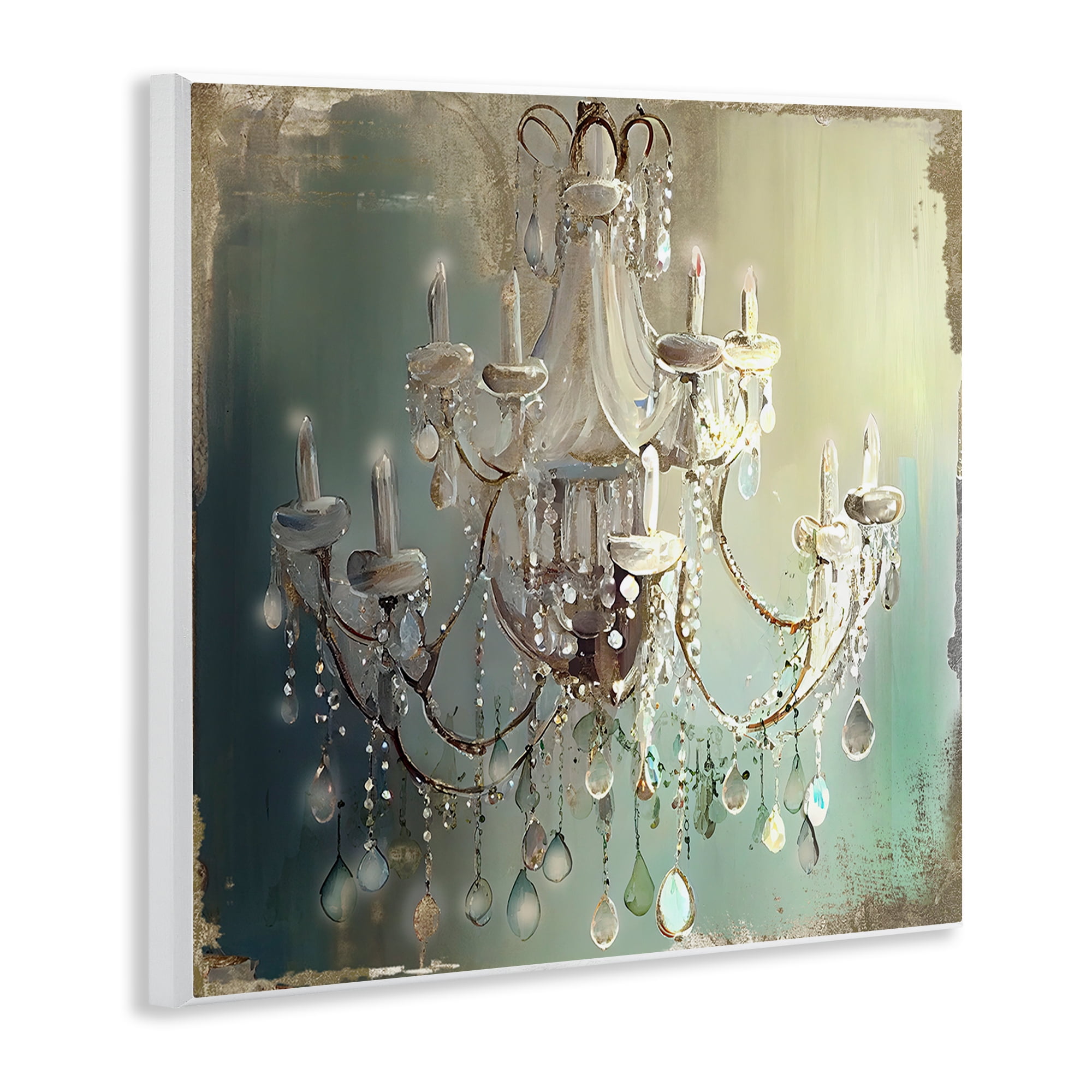 Vintage Illumine Chandelier Wall Plaque Art, design by Sasha