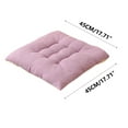 thumbnail image 3 of JingChun Thicken Soft office Chair Pad Back Cushion Solid Color Dining Room Seat Cushions Home Floor Cushions Tatami Pillows, 3 of 4