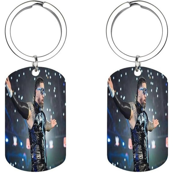 Jey Uso Merch Keychain Yeet Metal Car Key Ring For Women Men Keychain Bag Purse Accessories Gift 2x1.1 Inch