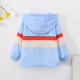 thumbnail image 4 of CAIVO Kids Boys Girls Patchwork Coats Hooded Jacket Toddler Windproof Zipper Outwear Long Sleeve Stylish Outerwear, 4 of 4