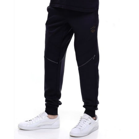 - Men's Interlock Moto Jogger with Elastic Waist & Cuff
