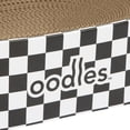 thumbnail image 5 of Oodles Multicolored Oval Checkerboard Durable Corrugated Cardboard Cat Scratching Pad, One Size, 5 of 8