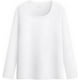 thumbnail image 5 of Ropa interior térmica de manga larga para mujer, camiseta con forro polar suave y micropolar, capa base cálida de invierno, 5 of 5