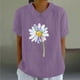 thumbnail image 2 of Blusas de Manga Corta para las Mujeres Muñeca Cuello de Lino Mezcla Suelta, Blusas para las Mujeres Casual, 2 of 4