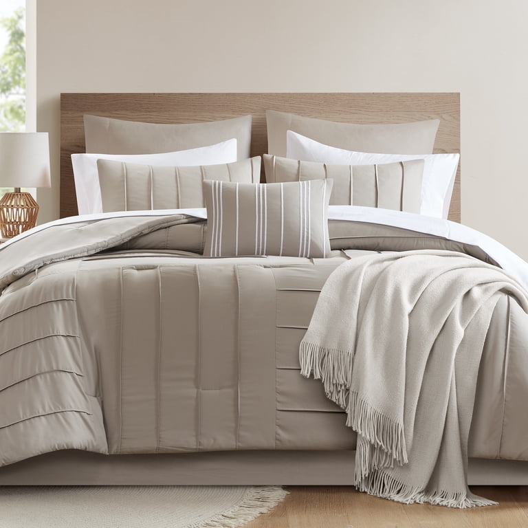 Mainstays All in One Reversible Comforter and Sheet set- 11 Piece