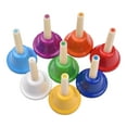 thumbnail image 2 of Handbell,Kids Children Hand Bells Set Tinkle Bells Toy Handbell 8 Note Tinkle Bells Percussion Note Metal Hand 8 Note Metal 8pcs Handbell 8 Bosnyyds Simbae, 2 of 7