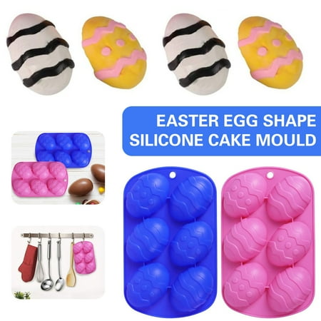 

HAOAN Silicone Molds for Baking 2Pack Easter Egg Shaped Mold Trays Cooking Supplies for Chocolate Candies Ice Cube Trays Baking Molds