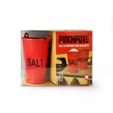 Mustard Fire Salt and Pepper Pinch Pots