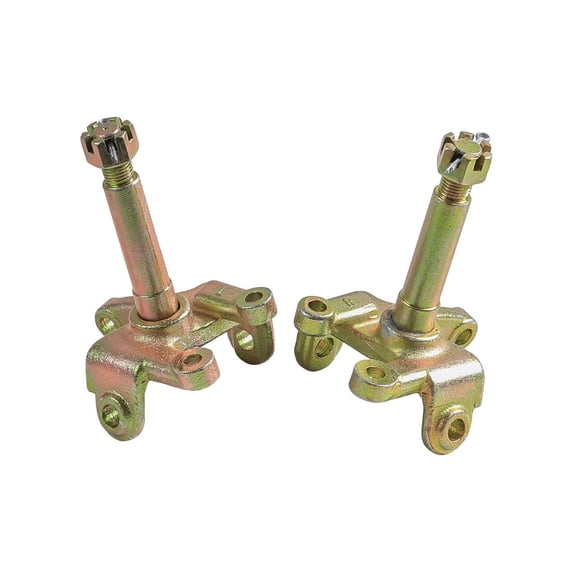 17mm Left and Right Steering Knuckles Front Steering Strut Knuckle Spindle for Disc Brake ATV Quad Buggy 4 Wheelers Go Kart 125cc 150cc 200cc 250cc