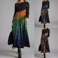 thumbnail image 6 of LYXSSBYX Womens Dresses Long Sleeve Women Autumn and Winter Casual Slim Long-Sleeved Long Bohemian Printed Dress, Fall Dresses for Women, 6 of 6