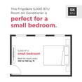 thumbnail image 2 of Frigidaire 5,000 BTU Window Room Air Conditioner up to 150 Sq Ft, White, 2 of 12