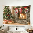 thumbnail image 5 of SOFIKAANMU Christmas Tapestries, Various Designs And Patterns, Winter Snow And Forest Tapestries, Bedroom And Dormitory Home Decor Tapestries, 6 Sizes, 80 X 60 Inches., 5 of 7