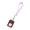 Pink, variant on Multipurpose Wooden Stress Relief Button Keychain Portable Fidgets Toy For Anxieties With Natural Texture And ABS Materials