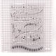 thumbnail image 5 of Sellos de letras con tema musical, sellos transparentes, duraderos, reutilizables, ligeros, transparentes, manualidades DIY para decoración, diario,, 5 of 9