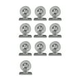 thumbnail image 4 of 10pcs Scratch-Free Clip Strong Clamp Hide Stainless Steel Binder Whiteboard Memo Message Holder Classroom Teacher Stickers Clips, 4 of 8