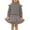 Grey, variant on Girls' Sweater Children's Crewneck Long Sleeve with Puffy Tulle Tutu Skirt Two Piece Set Autumn Winter Spring Casual Dance Party Outfit (3Y-8Y)