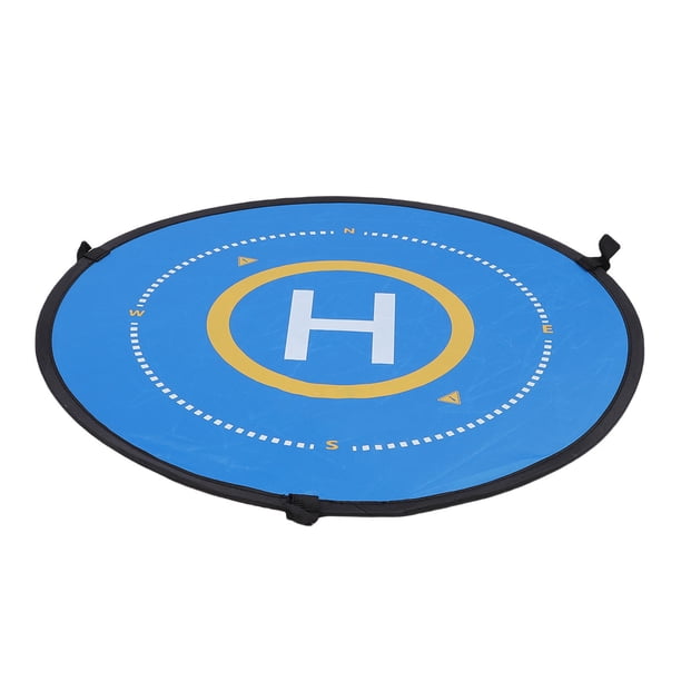 Plataforma De Aterrizaje De Drones, Almohadilla Terrestre De Doble Cara, Azul Y Naranja, Alfombra De Aterrizaje De Drones