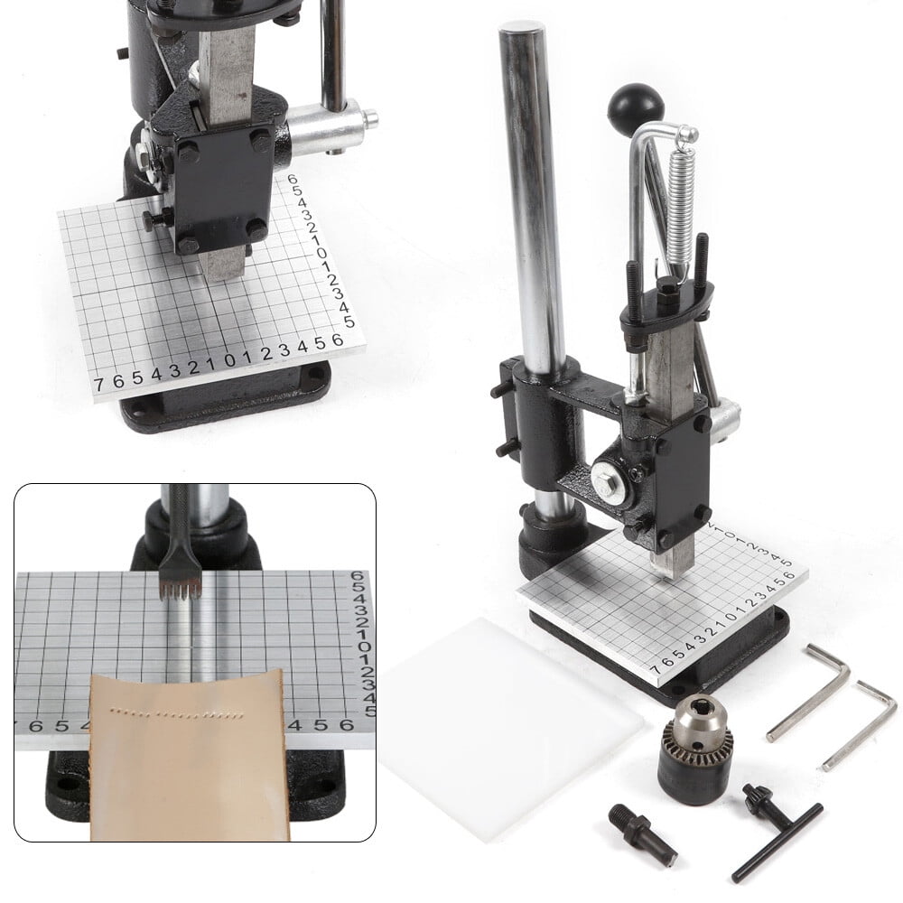 1.5-13mm Adjustable Leather Craft Imprinting Machine Low Noise Multifunctional Leather Stamp Punching Tool