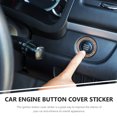 thumbnail image 3 of OULII 2Pcs Push Start Button Accessories Orange Zinc Alloy for Car, 3 of 8
