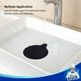 thumbnail image 4 of MR.Siga Silicone Bathtub Stopper, Drain Stopper for Shower, Sink, 5.1" Diameter, Black, 3 Pack, 4 of 9