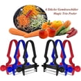 thumbnail image 2 of 6 Piece Peeler Set, Multifunctional Julienne Peeler, For Fruit, Vegetables, Julienne, For Fast Smooth Peeling Of Potatoes, Apples, Pineapple, Carrots, 2 of 4