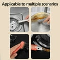 thumbnail image 4 of Cepillo de limpieza de cocinas de gas 3 en 1 con cerdas de acero, raspador de plástico y herramienta para grietas - Cepillo para eliminar manchas de aceite para cocinas, 18 cm, 4 of 5