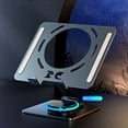 thumbnail image 4 of Soporte para tableta totalmente metálico con panel trasero hueco para disipación de calor, rotación completa, ajuste de ángulo infinito, se puede usar con disipador de calor., 4 of 6